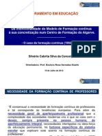 Silvério Conceição - PPT para Defesa de Tese de Doutoramento