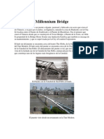 Puente del Milenio cruza el Támesis uniendo Bankside y la City