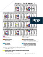 City Meeting Calendar 2013