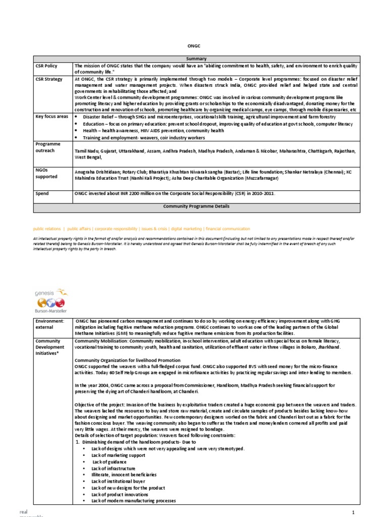 Ongc finance paper