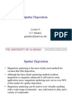 Sputter Deposition: G.J. Mankey Gmankey@mint - Ua.edu