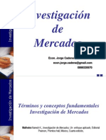 Investigacionmercados Econ Jorge Cadena Mba PARA EL ALUMNO