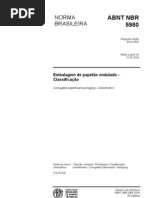 NBR 05980 - 2005 - Embalagem de Papelão Ondulado