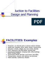 Introduction To Facilities Design and Planning