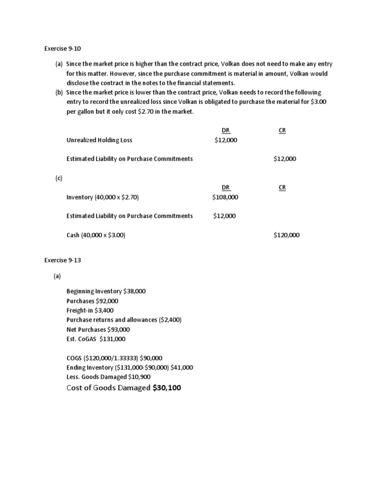 Exercises CH9 | PDF