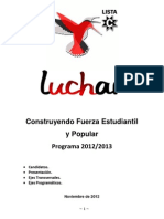 Programa LUCHAR 2012-2013 - Final