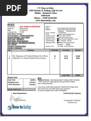 Proforma Invoice