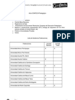 Acta Confech Pedagogico