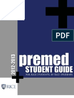 Rice Premed Student Guide 2012
