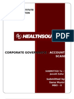 Health South Corporation - Corporate Governance