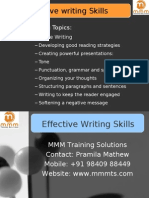 Effective Writing Skills