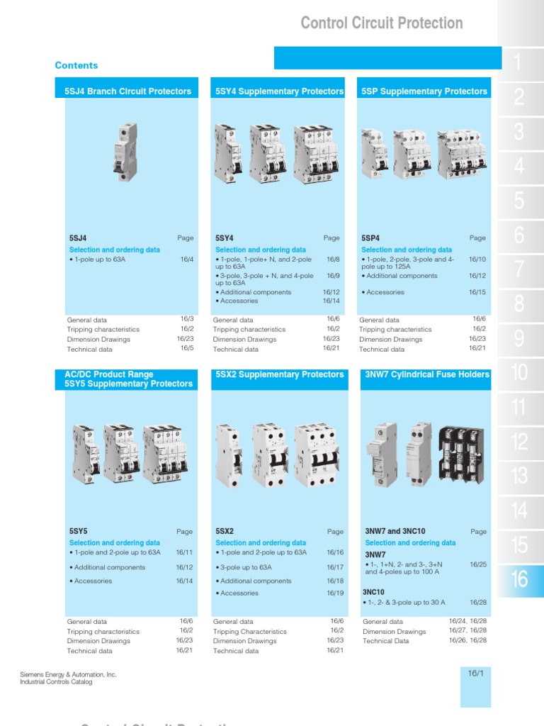 06IC Sec16 Control Circuit Protection | PDF | Fuse (Electrical ...