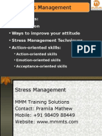 Stress Management: Training Topics