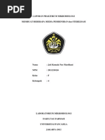 Download LAPORAN PRAKTIKUM MIKROBIOLOGI by Jati Kumala Nur Mardhani SN111636445 doc pdf