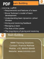 Download Team Building by gokul8792 SN11163794 doc pdf