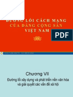 Đường lối ĐCS Chương VII