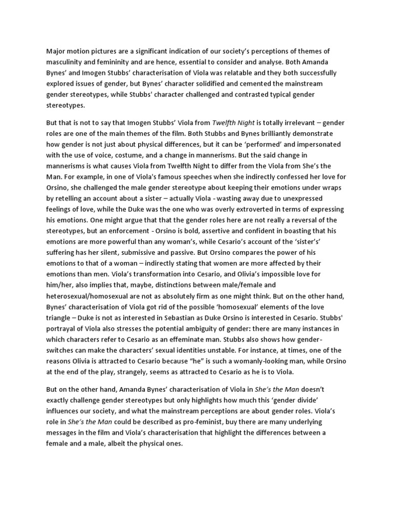 Essay on twelfth night and she39s the man 08 image