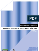 Manual Custos de Obras Públicas - 8ª Ed. 2012