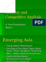 Industry and Competitive Analysis: A. Tony Prasetiantono Week 2