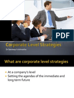 Corporate Level Strategies