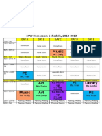 1VW A-E Schedule '12-'13