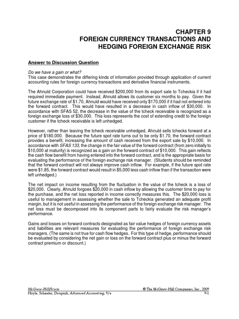 Hoyle Schaefer Advanced Accounting Solutions Manual