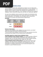 Define Cross-Validation Rules: Example