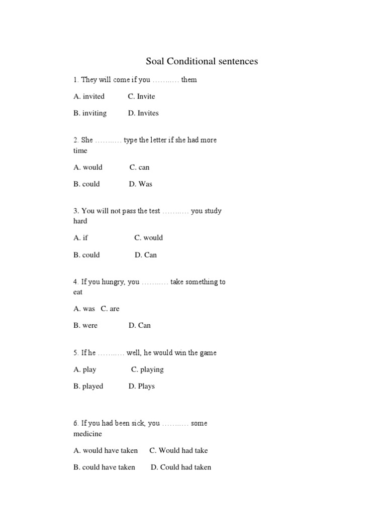 Soal Bahasa Inggris Pilihan Ganda