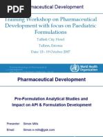 Download Pre Formulation study by fabmarra SN11166274 doc pdf