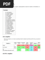 List of Compilers