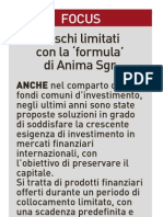 Rischi Limitati Con La Formula' Di Anima SGR