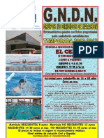 CARTEL G N D Natación