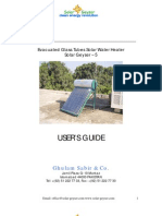Solar Geyser Installation Manual