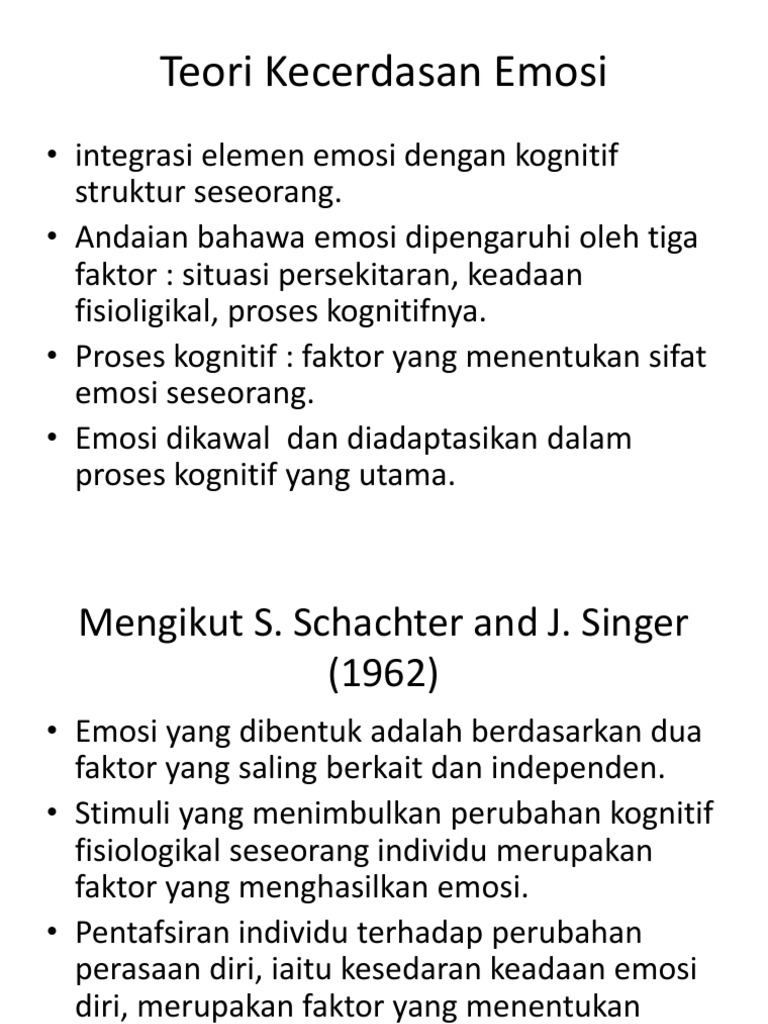 Kecerdasan Emosi: Teori dan Praktik | PDF | Pengembangan Diri | Sains ...