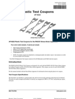 Stress Strain Coupons Plastic Instruction Sheet AP 8222