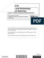 GCSE D and T 5RM01