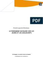 TMO Régions - CCPS 3. Le Phénomène Suicidaire Chez Les Jeunes Et Les Adolescents