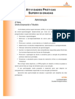 ATPS Direito Empresarial e Tributario