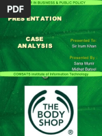 Download Case Analysis - The Body Shop by PinkAlert SN11171606 doc pdf