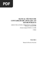 Manual de Contabilidade Aplicada ao Setor Público - 1ª Edição - Volume I