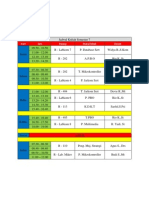 Jadwal Kuliah Semester 7