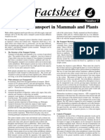 007 - Comparing Transport in Mammals and Plants