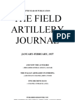 Field Artillery Journal - Jan 1937