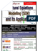 Structural Equations Modelling (SEM) and Its Application March 2013