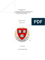 Thesis Proposal Cesar Marolla Harvard University