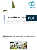 REVISÃO DE QUÍMICA - VIDAL 2012 PARTE 1