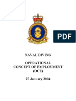 Naval Diving Operational Concept of Employment (Oce)