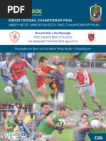 Download Roscommon Senior  Minor Football Cship Finals 2012 by Roscommon GAA SN111799542 doc pdf