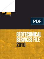 GE Geotechnical Services File 2010