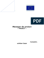 Manager Proiect-Reciclare Betoane